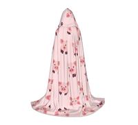 WBQLSL Costume di Halloween, semplici colpi di testa di maiale stampato M Wizard Cape, adatto per adulti e ragazzi, taglie S, M, L disponibile