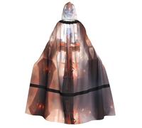 WBQLSL Crucifixion Mantello con cappuccio per adulti adatto per giochi di ruolo e feste a tema