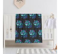 WBQLSL Cyber Tiger Circuit Pattern Baby Blanket 76,2 x 101,6 cm Culla pisolino coperta regalo neonato