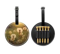 WBQLSL Dandelion - Borsa portaoggetti per tee da golf con stampa alla moda, design leggero per riporre rapidamente il tee
