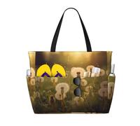 WBQLSL Dente di leone modello spiaggia borsa da viaggio per palestra/piscina/supermercato shopping/breve viaggio