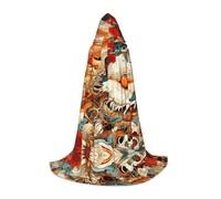 WBQLSL Eccentrico Persona Stampato Piccolo Mantello con Cappuccio, Costume, Adolescente Costume, Decorazione Puntello Partito, Taglie S/M/L