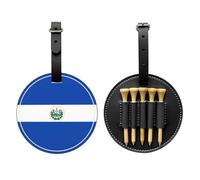 WBQLSL El Salvador - Borsa per tee da golf con stampa, design leggero per riporre rapidamente il tee