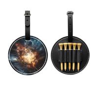 WBQLSL Explosion of the Earth - Borsa portaoggetti per tee da golf, design leggero per riporre rapidamente il tee