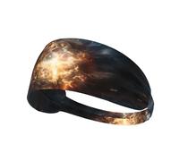 WBQLSL Explosion of the Earth Fascia antisudore sportiva, traspirante, corsa, ciclismo, yoga, fitness, sport