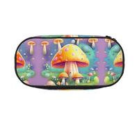WBQLSL Fantasy Dream Mushroom - Astuccio per matite di grande capacità, divisorio multistrato, per cancelleria, unisex