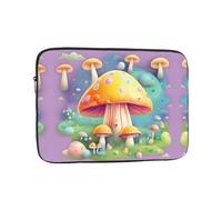 WBQLSL Fantasy Dream Mushroom - Custodia per computer portatile da 12", adatta per laptop business casual o scolastici (10-17 pollici)