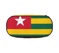 WBQLSL Flag of Togo - Astuccio portamatite di grande capacità, divisorio multistrato, per cancelleria, unisex