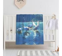 WBQLSL Flock of Geese - Coperta per neonato, 76,2 x 101,6 cm, idea regalo per neonati