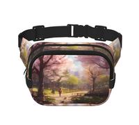 WBQLSL Four-Moon Day on Earth Marsupio stampato, elegante borsa a tracolla, leggera borsa da viaggio sportiva
