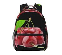 WBQLSL Fresh Cherry - Zaino casual per computer portatile, per viaggi, escursioni, campeggio, palestra