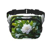 WBQLSL Gardenia - Marsupio da viaggio, leggero, con motivo stampato, impermeabile e resistente all'usura