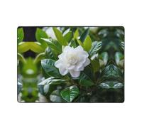 WBQLSL gardenia - Tappetino in flanella stampato, 203 x 147 cm, per camera da letto, comfort di lusso