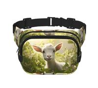 WBQLSL Goat Nature - Marsupio per bambini, elegante, leggero, da viaggio, impermeabile, resistente all'usura