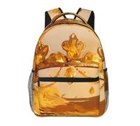 WBQLSL Golden Crown - Zaino casual per computer portatile, per viaggi, escursioni, campeggio, palestra