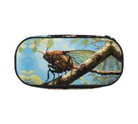 WBQLSL Grasshopper, astuccio grande capiente, divisorio multistrato, per cancelleria, unisex, per l'apprendimento