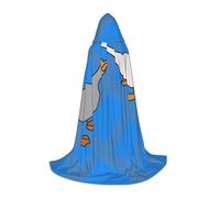 WBQLSL Grey Goose L Stampato Robe Capo | Cappuccio | Costume Cosplay | Halloween Party Prop | S/M/L