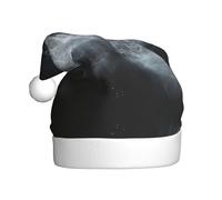 WBQLSL I cappelli stampati Interstellar Smoke Festive e i cappelli natalizi per adulti sono perfetti per feste di Natale invernali e da indossare tutti i giorni