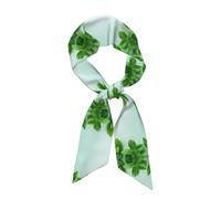 WBQLSL Le sciarpe lunghe stampate alla menta fresca e le sciarpe per capelli da donna possono essere utilizzate come accessori, accessori per borse o cinture.