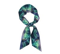 WBQLSL Little Polar Bear Prints, sciarpa in seta da donna, può essere utilizzata come foulard, scialle, braccialetto per borsa o fascia per capelli