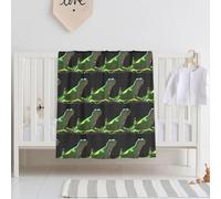 WBQLSL Lizard Looking Up at The Sky - Coperta per neonati, 76,2 x 101,6 cm, idea regalo per neonati