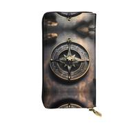 WBQLSL Magical Design - Piccola pochette in pelle con rune norrene, 19,1 x 10,4 cm