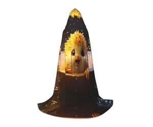 WBQLSL Mantella con cappuccio per cosplay | Riccio in bagnoschiuma S stampa - Gioco di ruolo Costume Prop