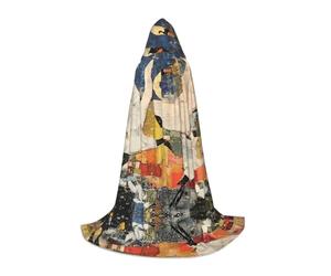 WBQLSL Mantello con cappuccio per cosplay | Stampa Origami S - Puntello per costume da palcoscenico per giochi di ruolo