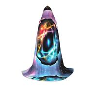 WBQLSL Mantello con cappuccio per cosplay, stampa Wonderful Universe M, per giochi di ruolo