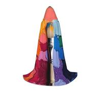 WBQLSL Mantello con cappuccio | Vassoio di vernice L stampa - Gioco di ruolo Costume Prop