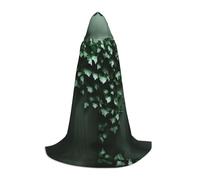 WBQLSL Mantello grande con stampa di Creeper verde con cappuccio, costume essenziale per feste, taglie S/M/L (unisex)