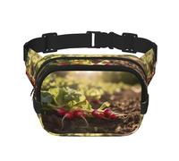 WBQLSL Marsupio elegante con motivo di rapa, borsa sportiva da viaggio leggera, impermeabile e resistente all'usura