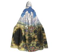 WBQLSL Misty and Cloudy - Mantello con cappuccio stampato