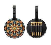 WBQLSL Motifs - Borsa portaoggetti per tee da golf con stampa, design leggero per una rapida conservazione del tee