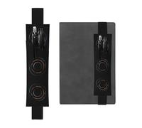 WBQLSL Mysterious Cosmic Black Holes Pattern Elastic Band Pen Bag adatto per regali di compleanno delle ragazze, festa dell'insegnante, stagione di laurea, scatola regalo di cancelleria intima