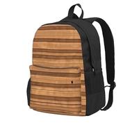 WBQLSL Originale struttura di colore del legno Zaino da viaggio all'aperto, leggero e portatile, perfetto per campeggio, escursionismo e fitness.