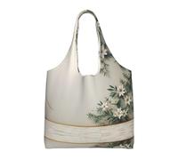 WBQLSL Pittura astratta della parete Borsa di tela stampata-adatta per borse della spesa, borse delle donne