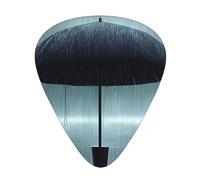 WBQLSL Plettri per chitarra con ombrello nero sotto la pioggia (sottile/medio/spesso) adatti a tutti i tipi di strumenti a corda,