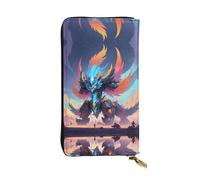 WBQLSL Pochette lunga in pelle Circuit Phoenix con portamonete con cerniera e 12 scomparti per carte di credito, portafoglio per contanti da viaggio leggero