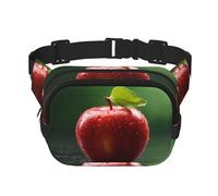 WBQLSL Red Fruits - Marsupio elegante con motivo a primi piani, borsa sportiva da viaggio, leggera, impermeabile e resistente all'usura