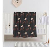 WBQLSL Red Panda Pattern Coperta Del Bambino 76,2 x 101,6 cm Culla Pisolino Coperta Regalo Neonato