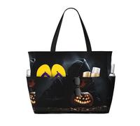 WBQLSL Sacchetto di viaggio della spiaggia del modello segreto della lampada della zucca per la palestra/piscina/supermercato shopping/breve viaggio