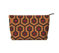 WBQLSL Shining Overlook - Trousse per cosmetici in velluto a coste stampato, da viaggio