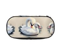 WBQLSL Simpatico piccolo cigno, astuccio di grande capacità, divisorio multistrato per cancelleria, unisex per l'apprendimento