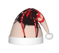 WBQLSL Simpatico piccolo ragno rosso per le vacanze dei bambini cappelli di Natale, eventi di Natale scena scena festa festa di Capodanno moda cappelli per bambini