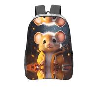 WBQLSL Simpatico zaino trasparente con motivo Topolino Boy, leggero e resistente, elegante e alla moda