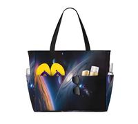 WBQLSL Un affascinante universo modello borsa da viaggio spiaggia per palestra/piscina/supermercato shopping/viaggi brevi