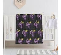 WBQLSL Viola Uva Modello Coperta Del Bambino 76,2 x 101,6 cm Culla Pisolino Coperta Regalo Neonato