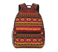WBQLSL Zaino da viaggio leggero Mexican Folk Art Boho adatto per escursioni, viaggi d'affari, campeggio, fitness, scuola, università e altre occasioni, con un design multi-tasca.