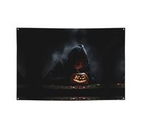 WBQLSL Zucca Lampada Segreto Stampato Party Banner 119,4 x 180,3 cm per compleanno/Natale/Laurea/Anniversario